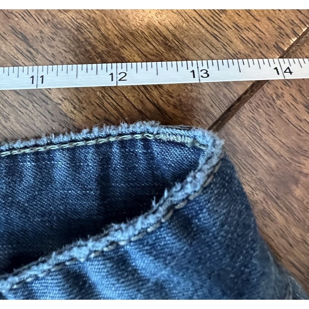 Vintage Y2K UnionBay Juniors Denim Cargo Shorts 3 Blue Juniors Retro Millennial - Picture 13 of 15